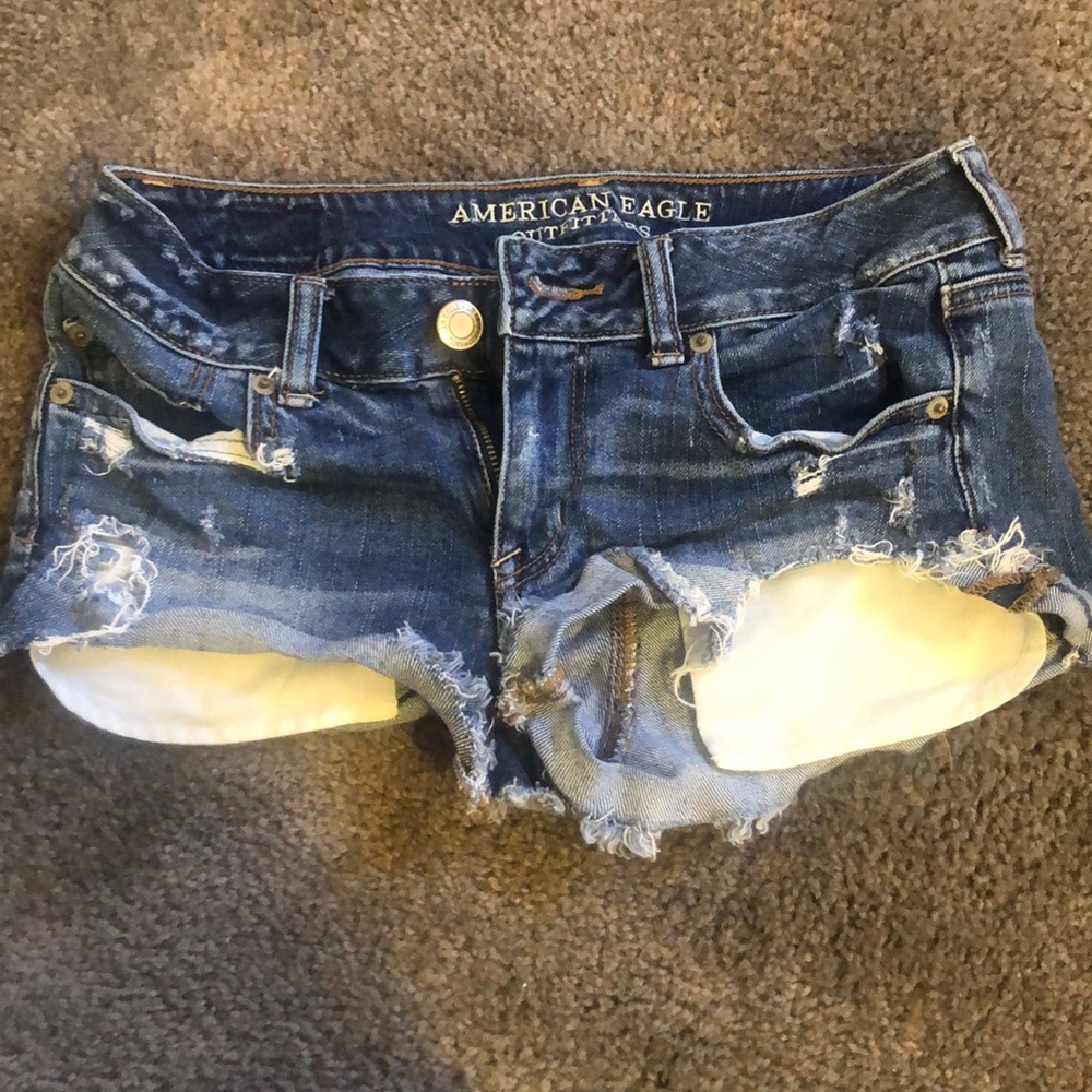 American eagle jean shorts